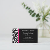 De modieuze Gestreepte Visitekaartjes van Strepen (Staand voorkant)