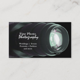 De modieuze Visitekaartjes van de Fotograaf van de