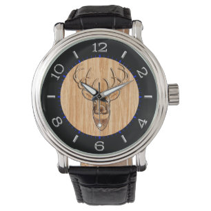 De modieuze Witte Korrel van de Geweitakken van de Horloge