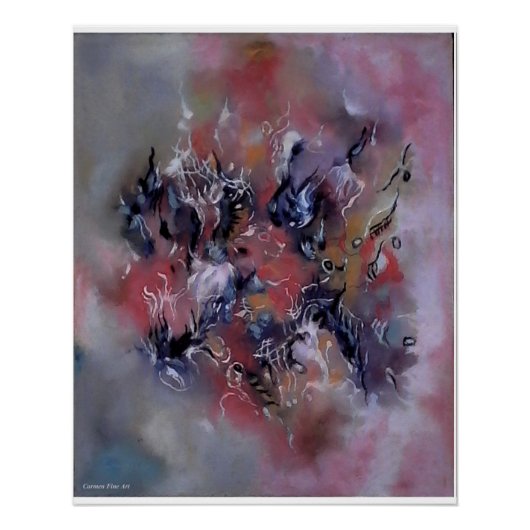 "De modulaire intensiteit". Glossy poster (Voorkant)