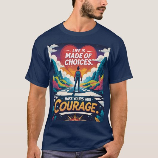 De moed t-shirt (Voorkant)