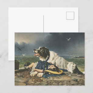 De moed van de hond - Edwin Landseer Briefkaart