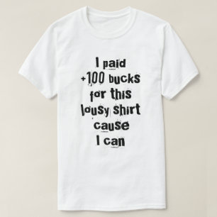 de moed van de rijke mensen t-shirt