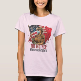 De moeder achter de patiënten t-shirt