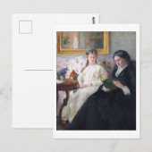 De moeder en zuster van de kunstenaar, Berthe Mori Briefkaart (Voorkant / Achterkant)