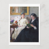 De moeder en zuster van de kunstenaar, Berthe Mori Briefkaart (Voorkant)