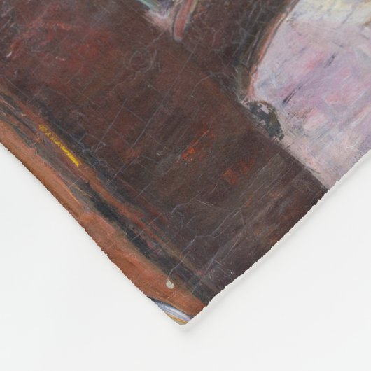 De moeder en zuster van de kunstenaar, Berthe Mori Fleece Deken (Hoek)