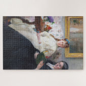 De moeder en zuster van de kunstenaar, Berthe Mori Legpuzzel (Horizontaal)