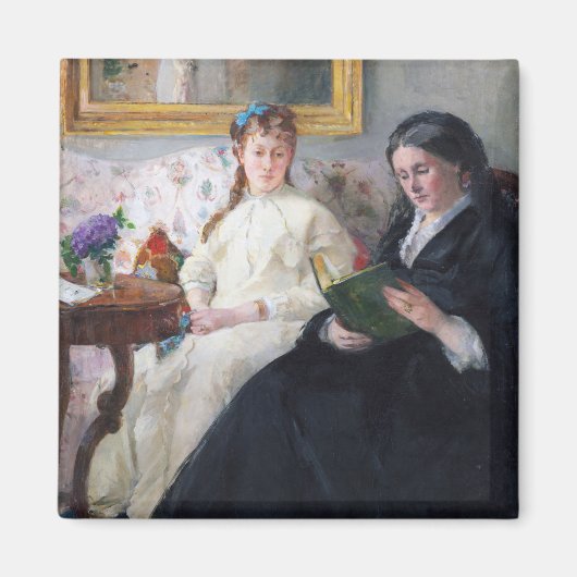 De moeder en zuster van de kunstenaar, Berthe Mori Magneet (Voorkant)