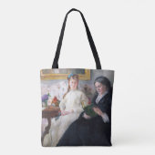 De moeder en zuster van de kunstenaar, Berthe Mori Tote Bag (Achterkant)