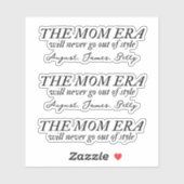 De Moeder Era Sticker met Kinder Namen Custom Set (Vel)