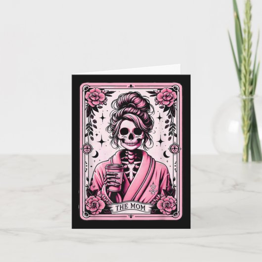 De moeder Funny Tarot Kaart Vrouw Skelet Moeder Sk (Voorkant)