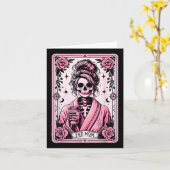 De moeder Funny Tarot Kaart Vrouw Skelet Moeder Sk (Gele Bloem)
