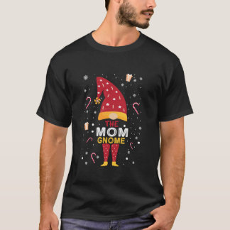 De Moeder Gnome Kerstmis Geruite Matching Familie  T-shirt