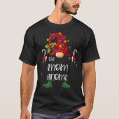 De moeder gnoom buffel geruite kerstboom licht t-shirt (Voorkant)