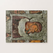 De Moeder Gods van Tederheid met Heiligen Icoon Legpuzzel (Horizontaal)