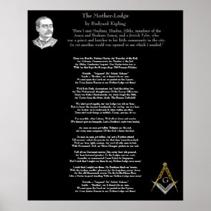 De Moeder Lodge - Kipling Poster