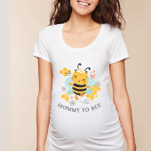 De moeder moet zwanger zijn en laat baby shower zi t-shirt