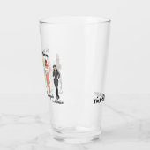 De moeder sauzen pin-up glas (Links)