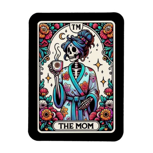 De moeder Tarot Kaart magneet (Verticaal)