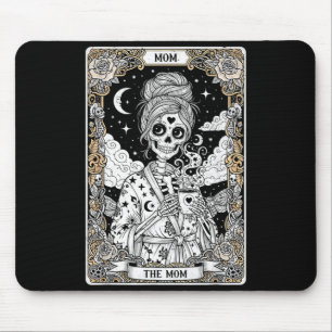 De moeder tarot kaart skelet vintage gotische moed muismat