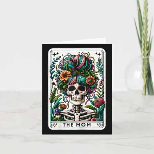 De moeder Tarot Kaart Skeleton Moederdag Heks Mam (Voorkant)