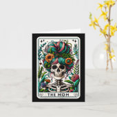 De moeder Tarot Kaart Skeleton Moederdag Heks Mam (Gele Bloem)