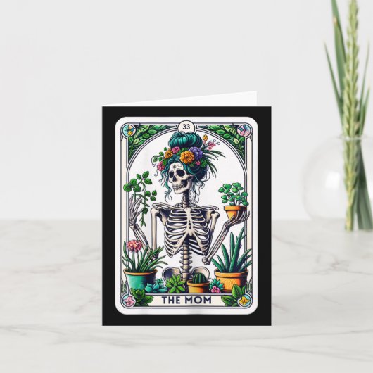 De moeder Tarot Kaart Skeleton Moederdag Heks Mam (Voorkant)