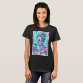 De moeder Tarot Kaart Skeleton Moederdag Heks Mam T-shirt (Voorkant volledig)