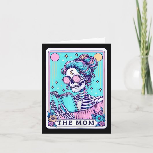 De Moeder Tarotkaart Skelet Moederdag Heks Moeder  Kaart (Voorkant)