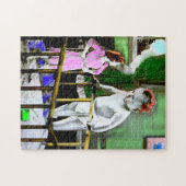 De moeder van 1940 en haar grote baby legpuzzel (Horizontaal)