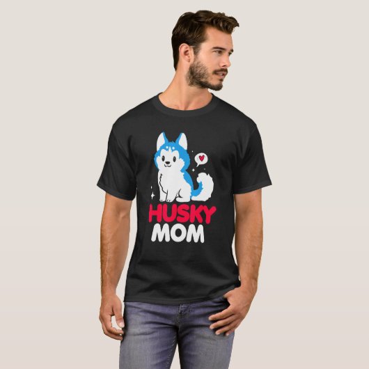 De moeder van Alaskan Husky T-shirt (Voorkant volledig)