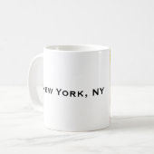 De moeder van ballingen - Vrijheidsbeeld NYC Koffiemok (Voorkant links)