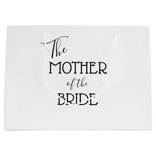 De moeder van de Bride Gift Bag Groot Cadeauzakje (Voorkant)