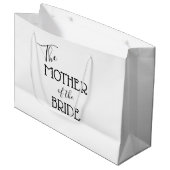 De moeder van de Bride Gift Bag Groot Cadeauzakje (Voorkant Gekanteld)