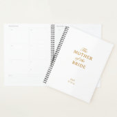 De moeder van de bruid Gold White Planner