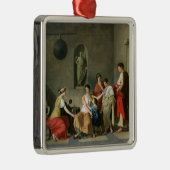 De moeder van de Gracchi, c.1780 Metalen Ornament (Rechts)
