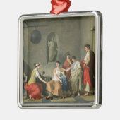De moeder van de Gracchi, c.1780 Metalen Ornament (Links)