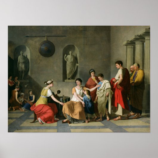 De moeder van de Gracchi, c.1780 Poster (Voorkant)