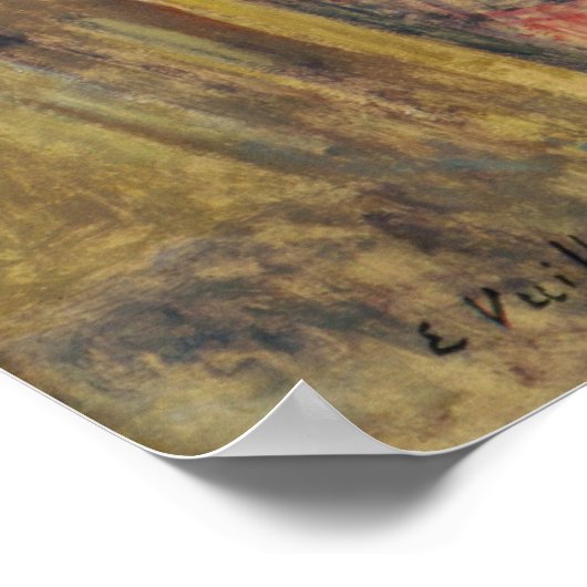 De moeder van de kunstenaar die borstvoeding geeft poster (Hoek)