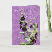 De Moeder van de Stokroos van Blk dag-past om het Kaart (Voorkant)