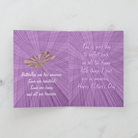 De Moeder van de Stokroos van Blk dag-past om het Kaart (Binnen)