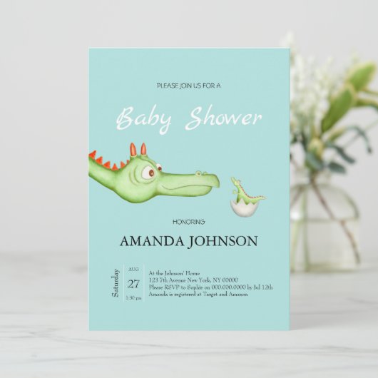 De moeder van een draak kaart (Staand voorkant)