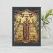 De moeder van God "De afgesloten tuin" Kaart (Staand voorkant)