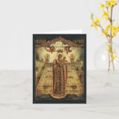 De moeder van God "De omsloten tuin" kaart (Gele Bloem)