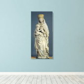 De moeder van God met de Baby Christus, 1470 Canvas Afdruk (Insitu (Houten vloer))
