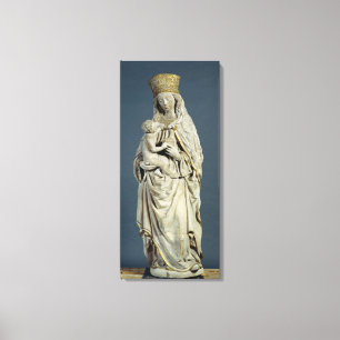 De moeder van God met de Baby Christus, 1470 Canvas Afdruk