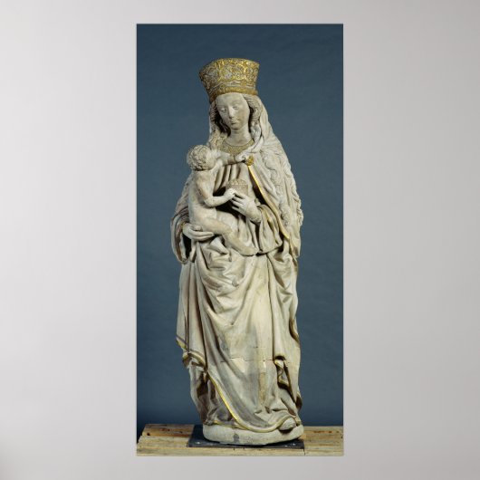 De moeder van God met de Baby Christus, 1470 Poster (Voorkant)