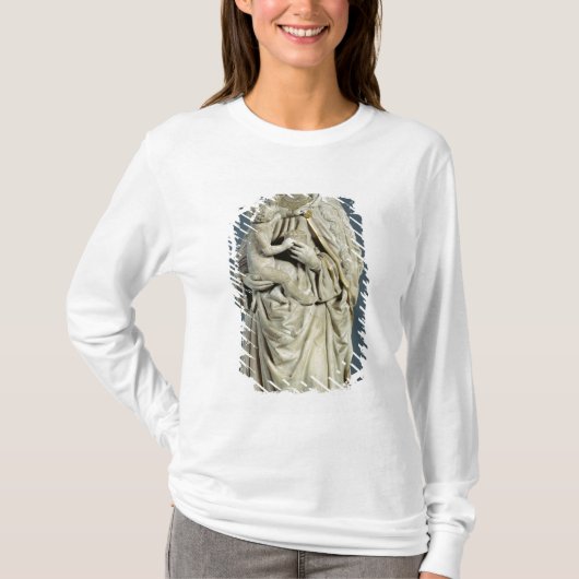 De moeder van God met de Baby Christus, 1470 T-shirt (Voorkant)