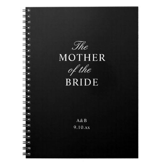 De moeder van het bruid spiraal Notitieboek (Voorkant)